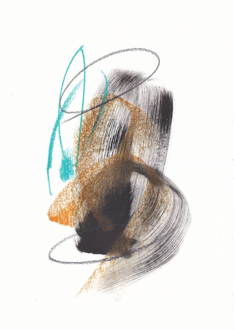 Playful Spirit. Abstract Ink Art. Drawing by Sve Gri | Saatchi Art