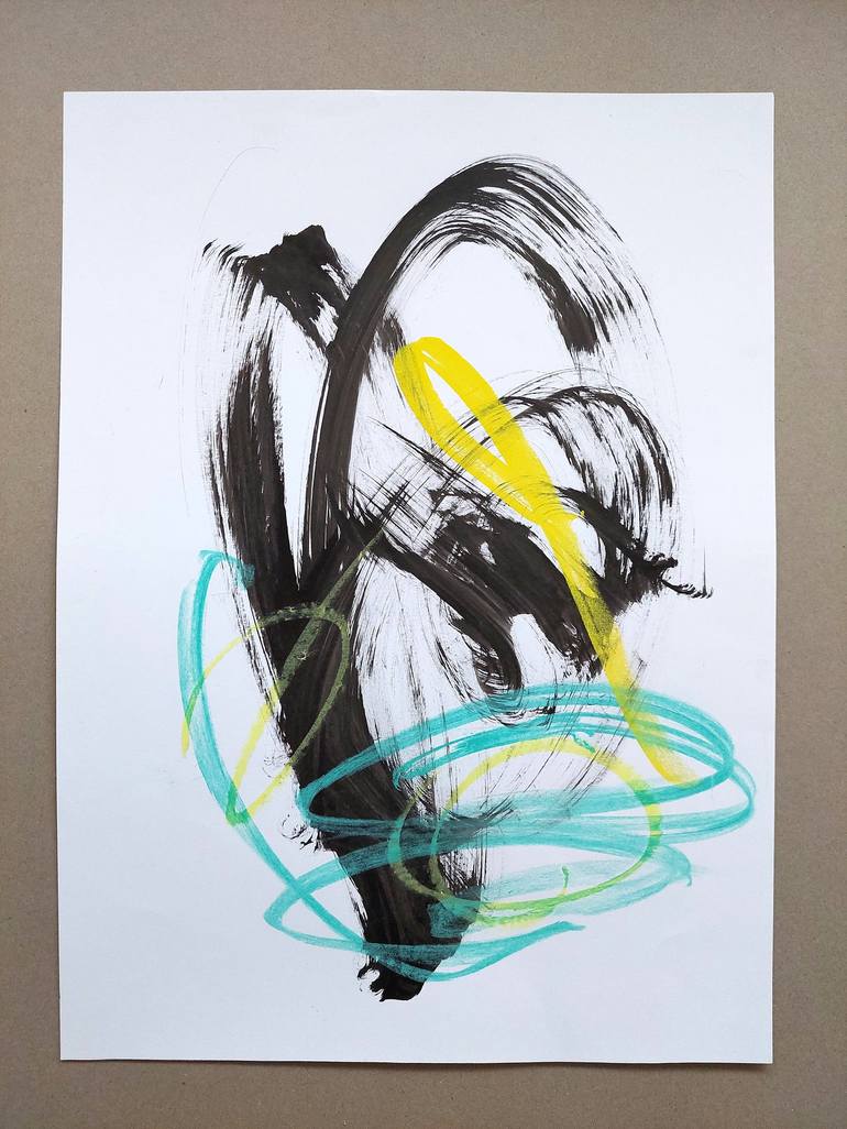 Original Abstract Drawing by Sve Gri