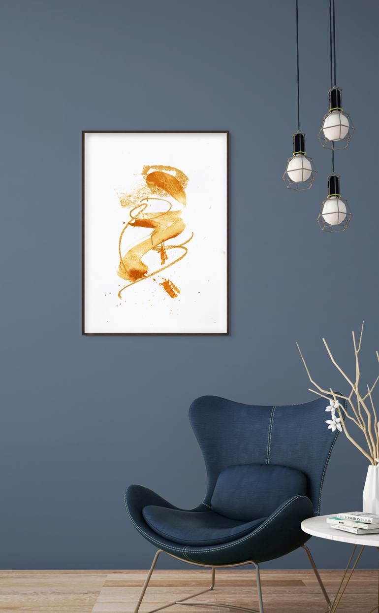 Original Abstract Expressionism Abstract Painting by Sve Gri