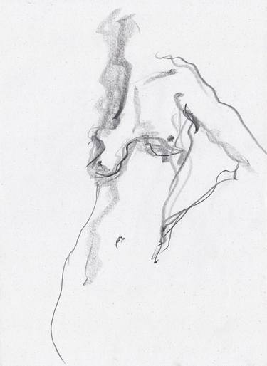 Print of Nude Drawings by Sve Gri