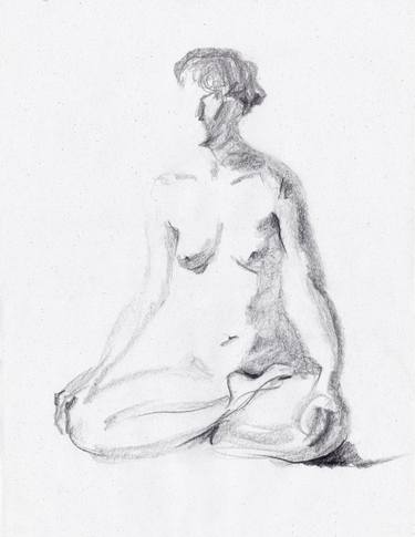 Print of Conceptual Nude Drawings by Svetlana Grigoryeva