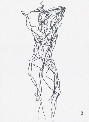 Print of Abstract Body Drawings by Svetlana Grigoryeva