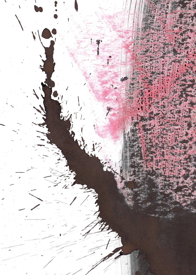 Original Abstract Expressionism Abstract Drawing by Sve Gri