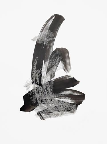 Original Abstract Expressionism Abstract Drawings by Sve Gri