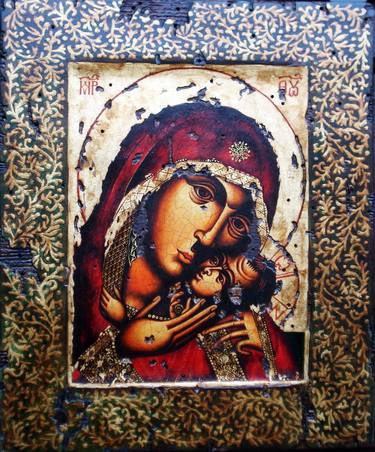 Original Figurative Religion Paintings by Ventsislav Shtarkov