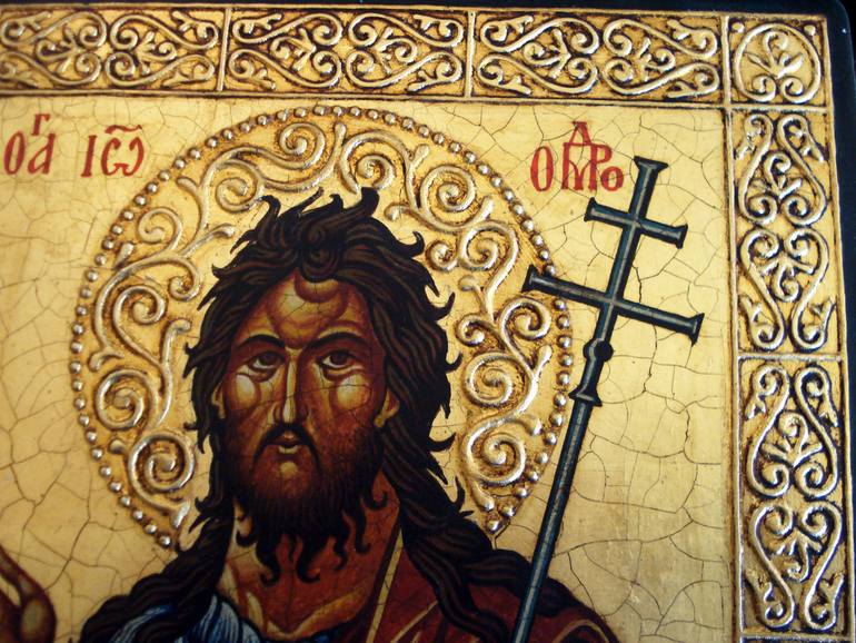 Original Figurative Religion Painting by Ventsislav Shtarkov