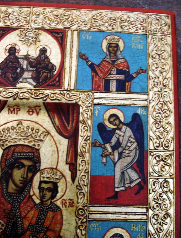 Original Figurative Religion Painting by Ventsislav Shtarkov