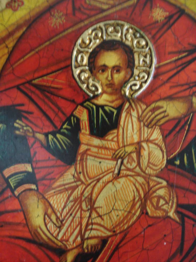 Original Figurative Religion Painting by Ventsislav Shtarkov