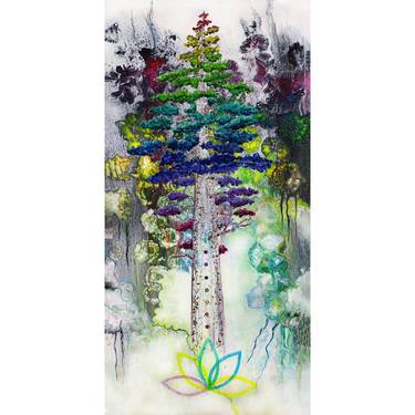 Rainbow Redwood Tree with Chakras thumb