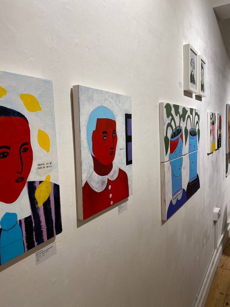 Original Contemporary People Painting by Nikki Gerak