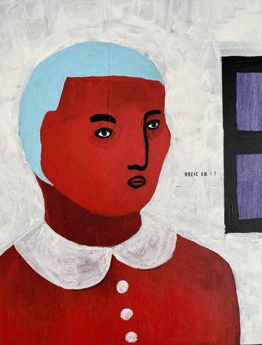 Original Modern People Paintings by Nikki Gerak