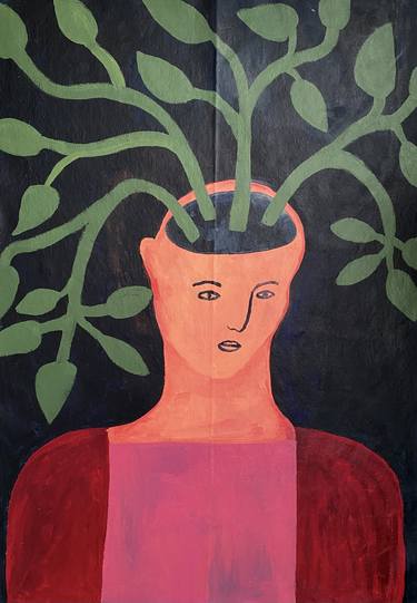 Original Modern People Paintings by Nikki Gerak