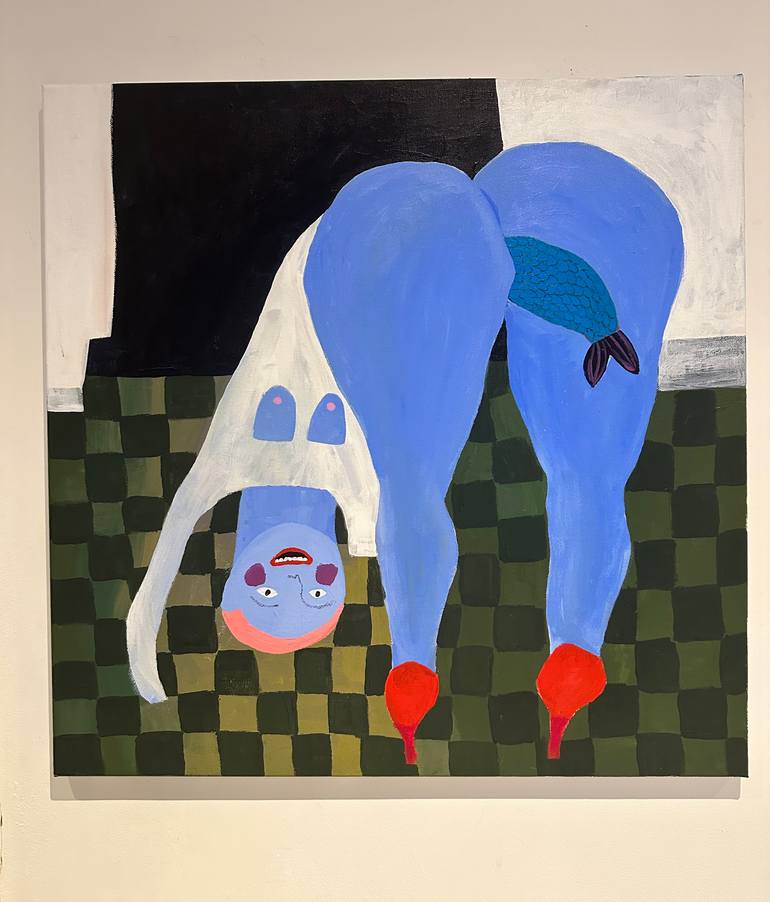 Original Contemporary People Painting by Nikki Gerak