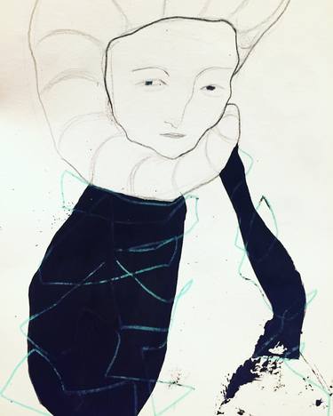 Print of Figurative People Drawings by Nikki Gerak