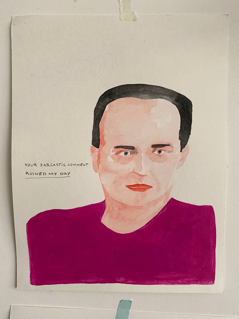 Original Illustration Humor Painting by Nikki Gerak