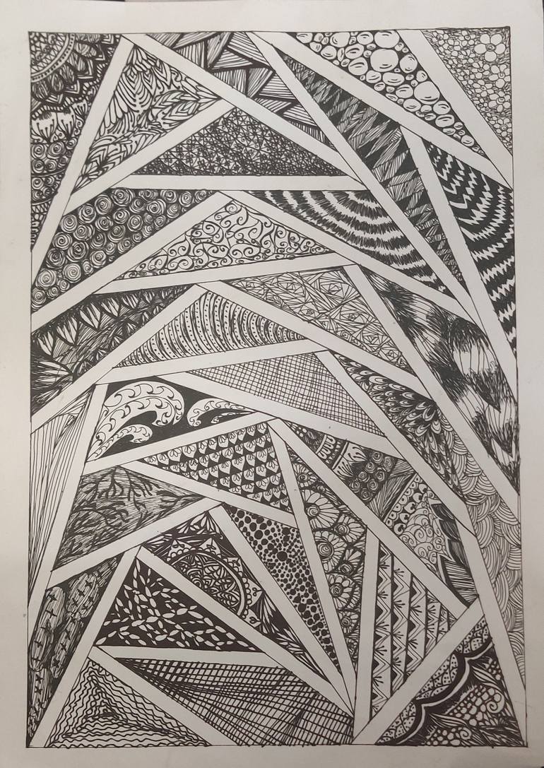 Kaleidoscope Drawing by Prisha Maheshwari | Saatchi Art