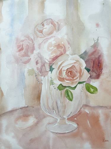 Original Floral Paintings by Lida Khomyakova