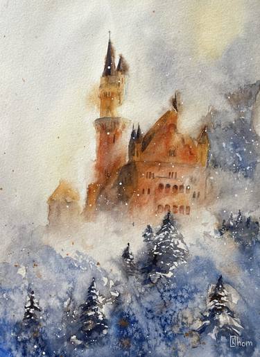 Winter Castle. Neuschwanstein. thumb