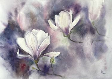 Original Realism Floral Paintings by Lida Khomyakova