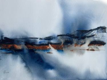 Original Fine Art Landscape Drawings by Lida Khomyakova