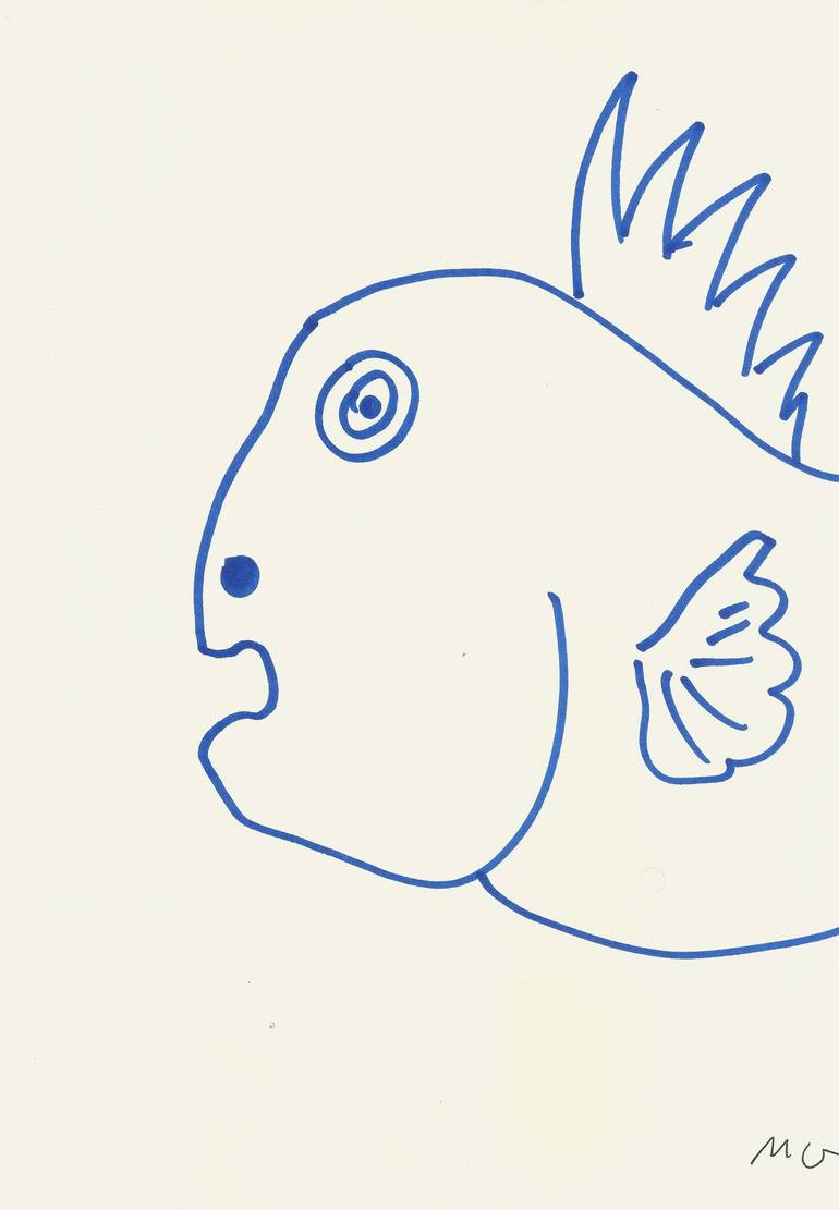 Original Minimalism Animal Drawings by Mykael Gray