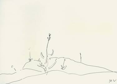 Original Minimalism Nature Drawings by Mykael Gray