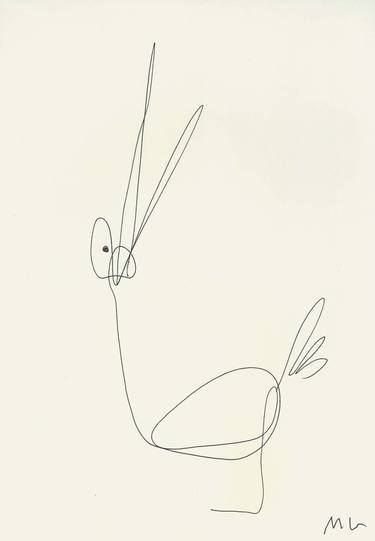 Original Minimalism Animal Drawings by Mykael Gray