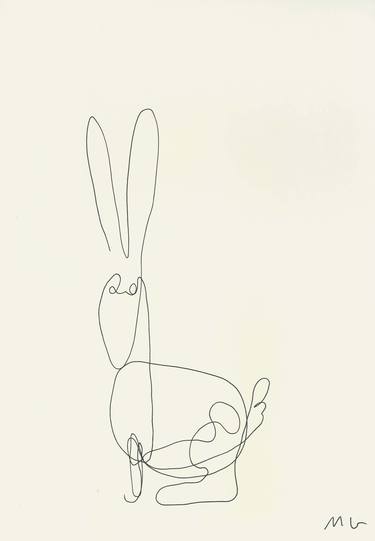 Original Minimalism Animal Drawings by Mykael Gray