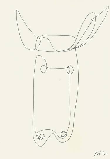 Original Minimalism Animal Drawings by Mykael Gray