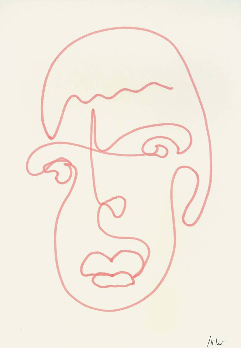 Original Minimalism Women Drawings by Mykael Gray