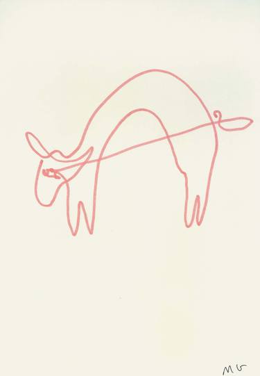 Original Minimalism Animal Drawings by Mykael Gray