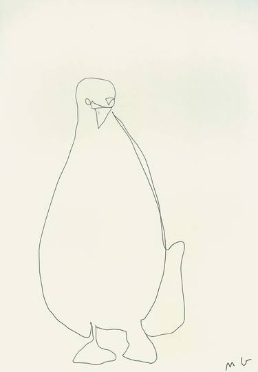 Original Minimalism Animal Drawing by Mykael Gray