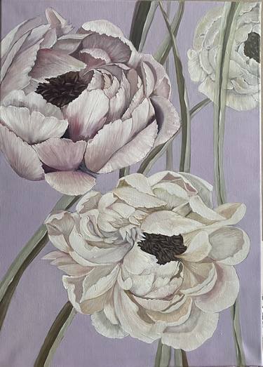 Original Impressionism Floral Paintings by Janna Kasimova