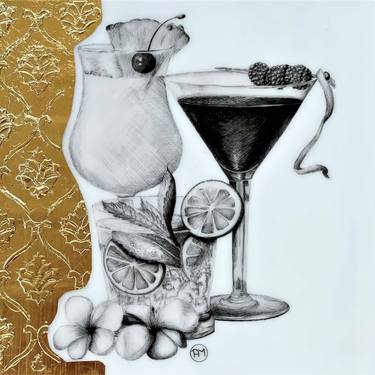 Original Modern Food & Drink Drawings by Andrea Moser