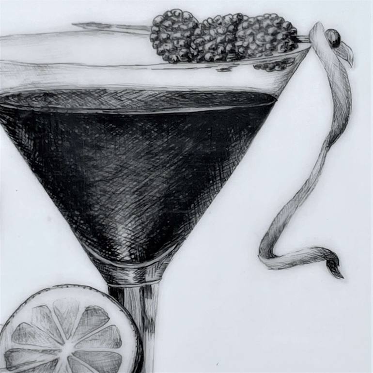 Original Food & Drink Drawing by Andrea Moser
