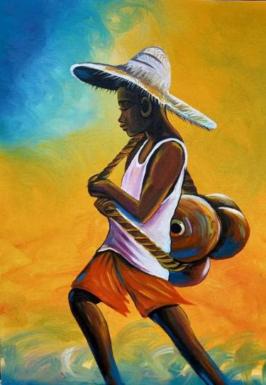 Print of Art Deco Seascape Paintings by Florence Cherotich