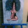 Prayerful Woman on easle