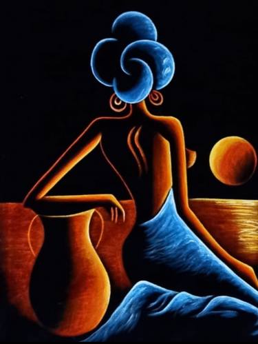 Original Women Paintings by Florence Cherotich