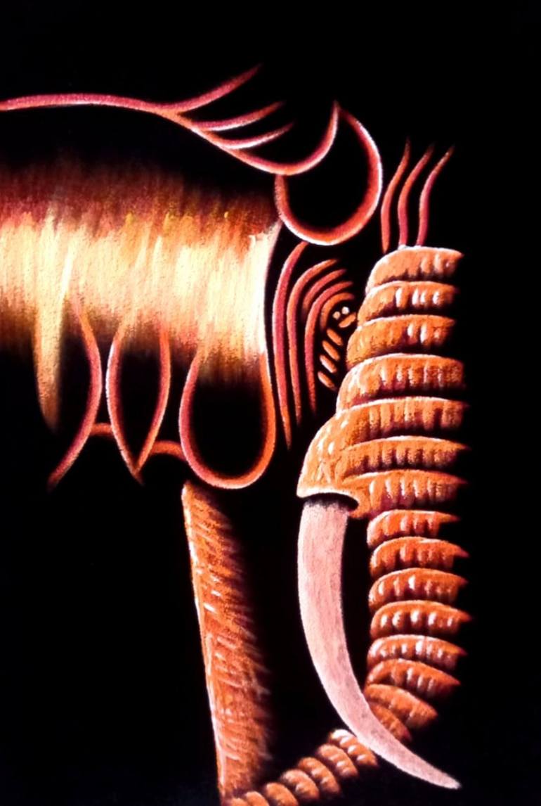 Print of Abstract Expressionism Abstract Paintings by Florence Cherotich