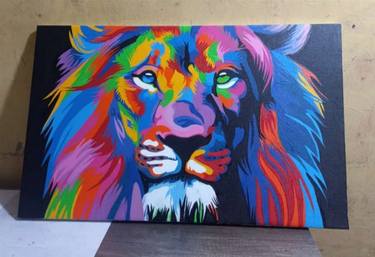 Original Abstract Animal Paintings by Florence Cherotich