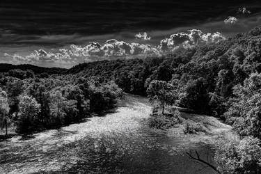 French Broad River, Newport, TN - BW Landscape thumb