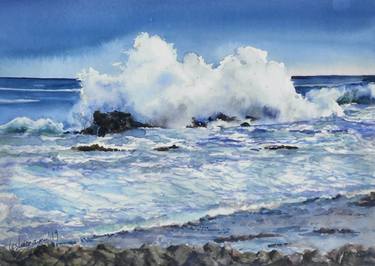 Original Fine Art Seascape Paintings by Lesleyann Hawthorn