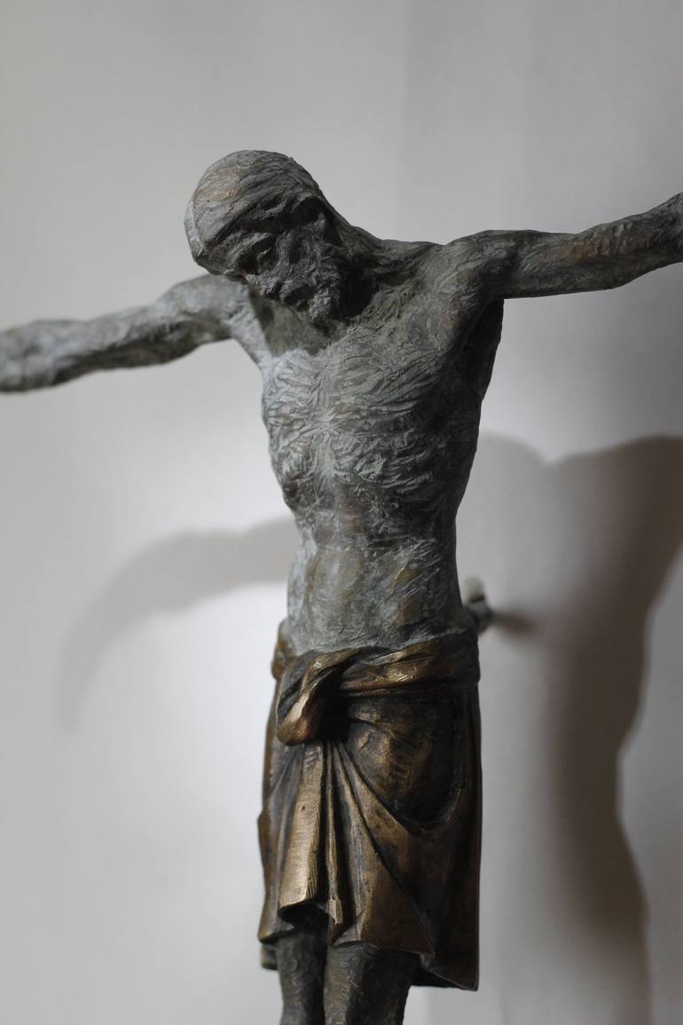 Original Religious Sculpture by Konrad Koch