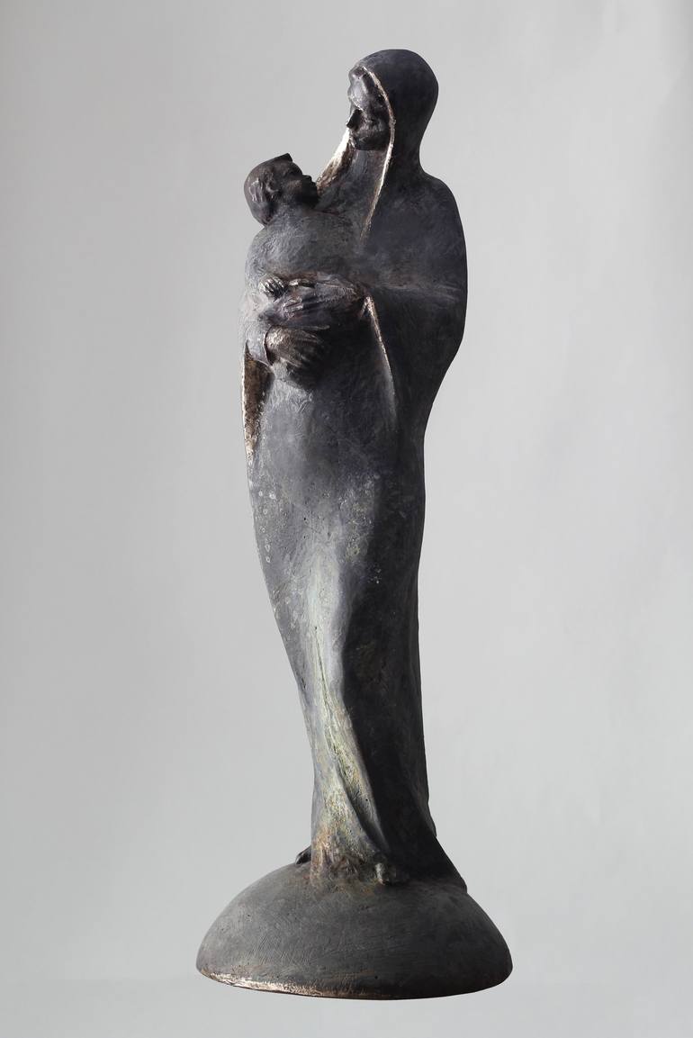 Original Figurative Religious Sculpture by Konrad Koch