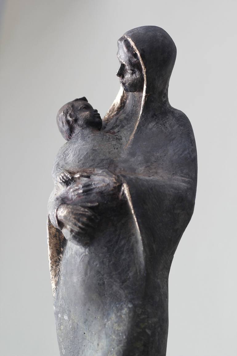 Original Figurative Religious Sculpture by Konrad Koch