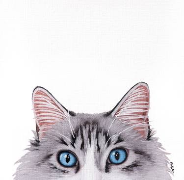 Original Photorealism Animal Paintings by Milie Lairie