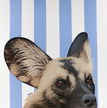 Original Photorealism Animal Paintings by Milie Lairie