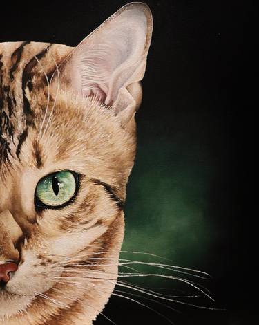 Original Photorealism Animal Paintings by Milie Lairie