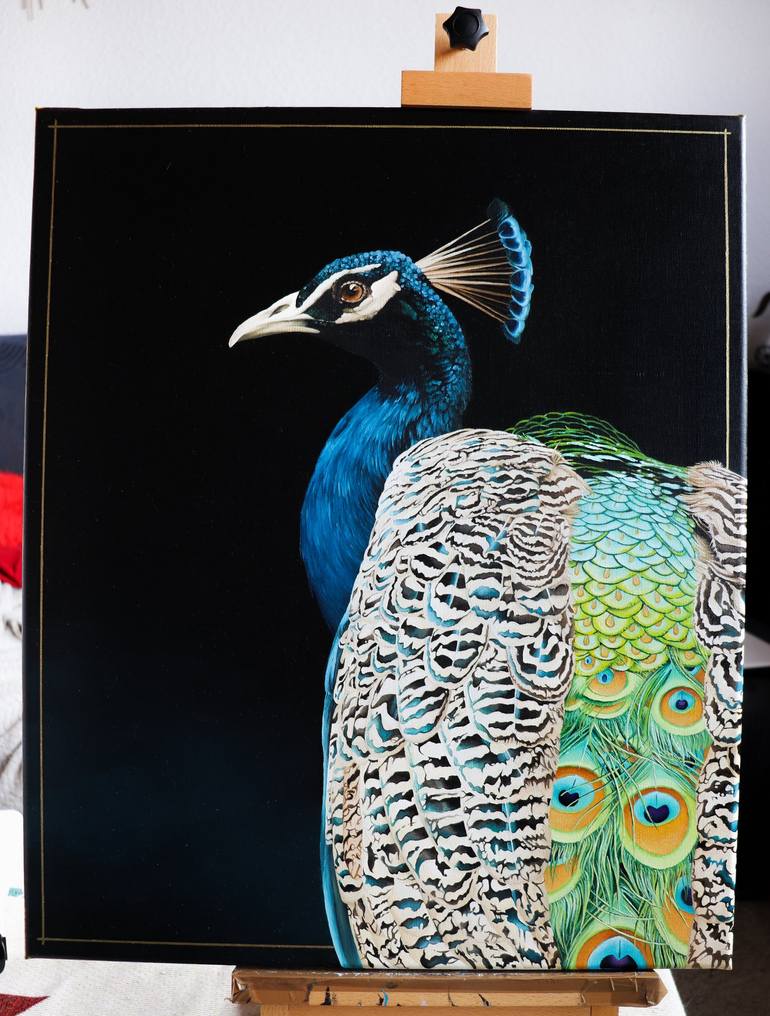 Original Photorealism Animal Painting by Milie Lairie