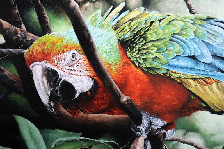 Original Photorealism Animal Painting by Milie Lairie